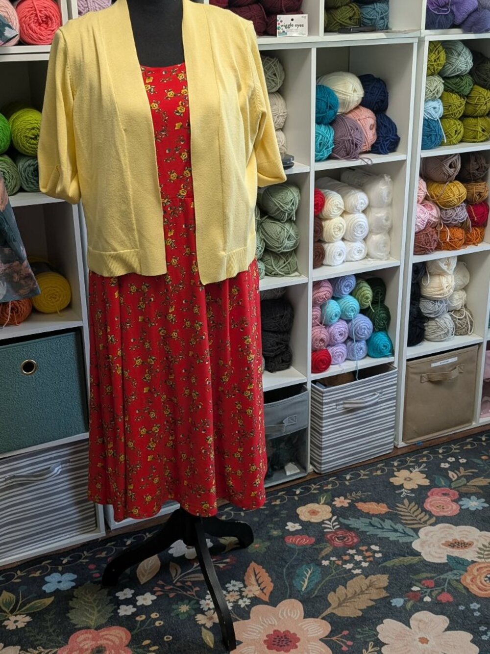 52 seven summer plus size dress-/89th & Hamilton sweater combo- set-1x